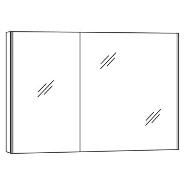 Marlin Bad 3250 Spiegelschrank 100 cm