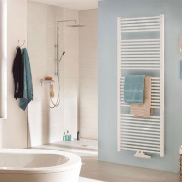 Nordholm  Röhrenheizkörper Saar - gebogen 1750mm x 600mm, Weiß Ambiente