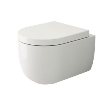 Nordholm Maresol WC - spülrandlos, weiß, 4-Liter-Tiefspüler, mit Softclose