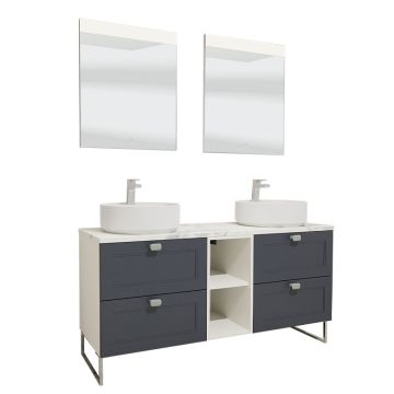 Nobilia Country Badmöbel Set 22 - 150 cm