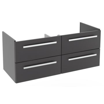 Puris Kera Plan Waschtischunterschrank 125 cm, für Laufen S1300 Doppel