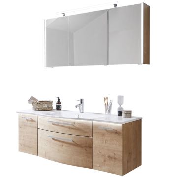 Puris Linea Badmöbel Set 6 130 cm