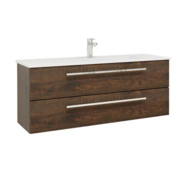 Puris Fine Line Waschtisch mit Unterschrank Set 3 - 122 cm