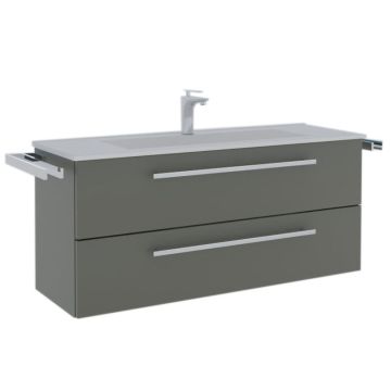 Puris Fine Line Waschtisch mit Unterschrank Set 3 - 122 cm