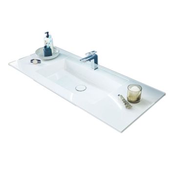 Puris Rounds Möbelwaschtisch - 93,2 cm, STONEPLUS