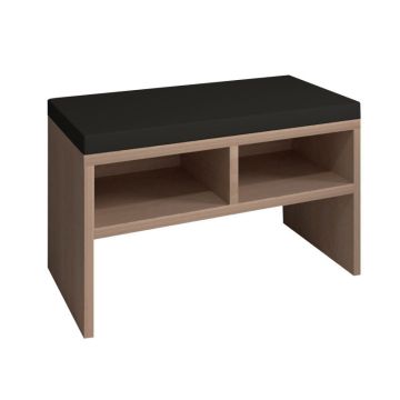 Puris Zoom Sitzbank - 90 cm Sitzkissen schwarz