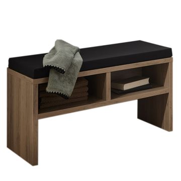Puris Cool Line Sitzbank mit 2 Ablagefächern und 1 Sitzkissen 90 cm