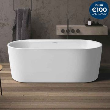 Riho Freistehende Badewanne Modesty - Acryl - 170 x 76 cm, Ambiente