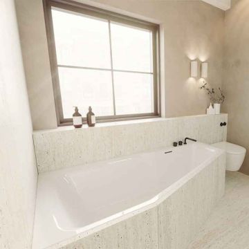 Riho Badewannen Raumspar-Badewanne Rethink Space Rechts - Acryl - 170 x90 cm, 24