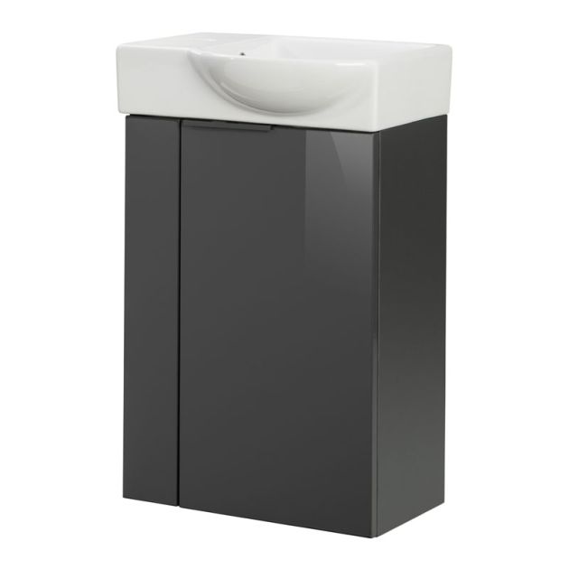 Fackelmann Small Bathroom Collection Waschtisch mit Unterschrank