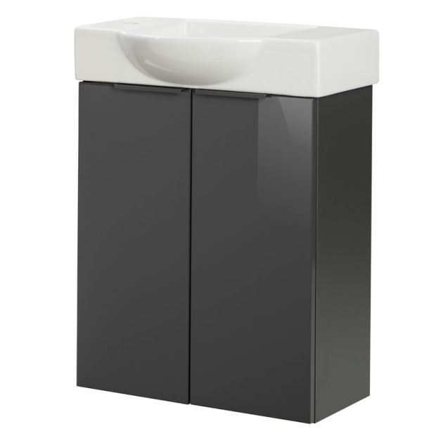 Fackelmann Small Bathroom Collection Waschtisch mit Unterschrank