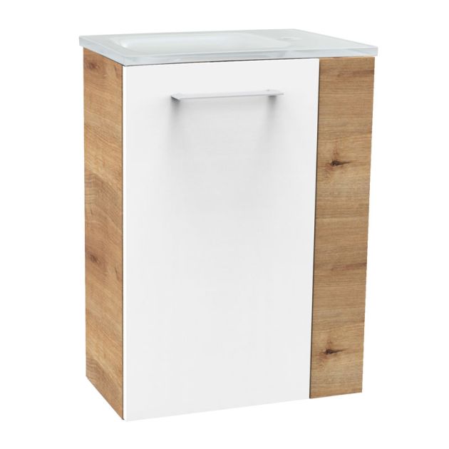 Fackelmann Small Bathroom Collection Waschtisch mit Unterschrank