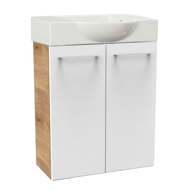 Fackelmann Small Bathroom Collection Waschtisch mit Unterschrank