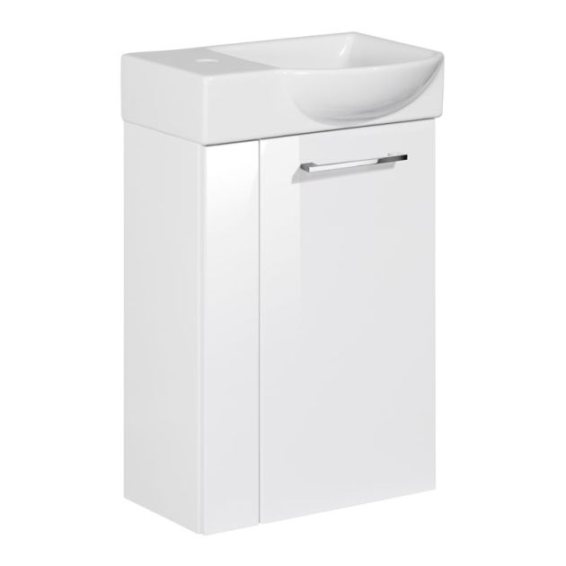 Fackelmann Small Bathroom Collection Waschtisch mit Unterschrank