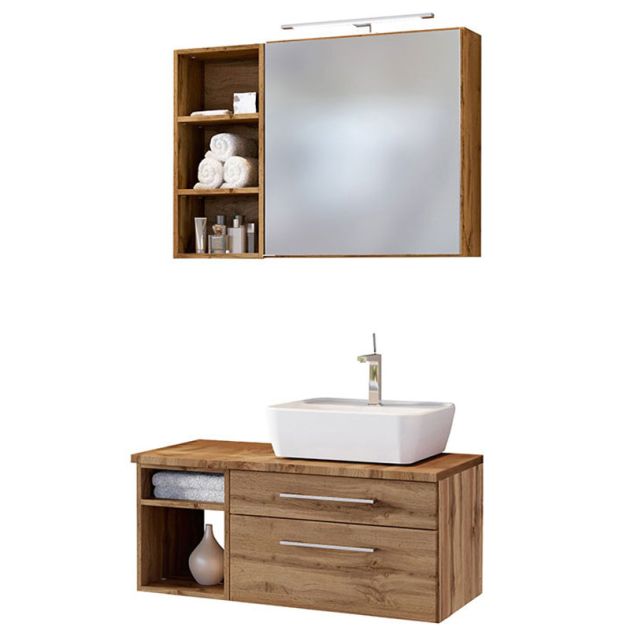 Held Möbel Davos Badmöbel Set
