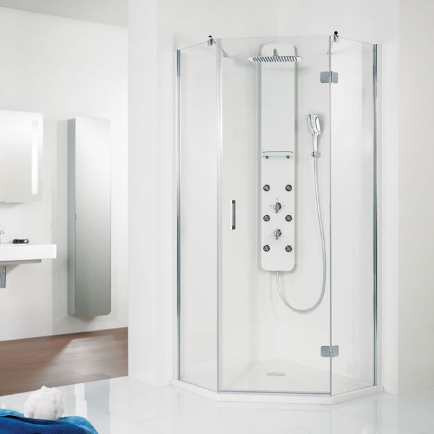 HSK Premium Softcube Fünfeckdusche