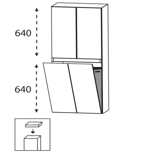 Laguna Ergänzungsschrank Mittelschrank