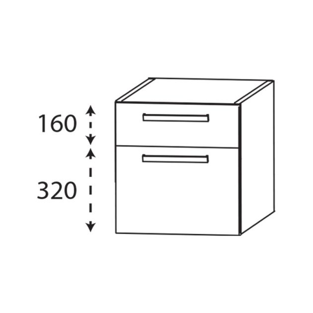 Laguna Platino 2.0 Plattenunterschrank
