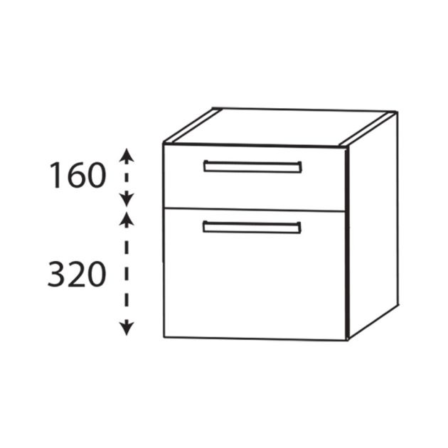 Laguna Platino 2.0 Plattenunterschrank
