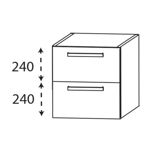 Laguna Platino 2.0 Plattenunterschrank