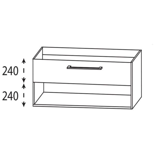 Laguna Platino 2.0 Waschtischunterschrank