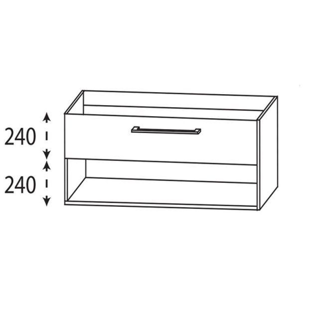 Laguna Platino 2.0 Waschtischunterschrank
