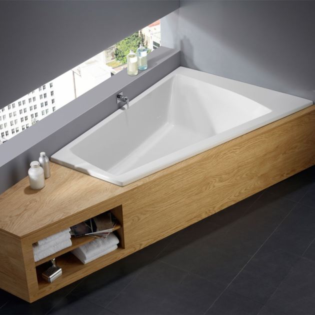 Repabad Genf Duo Eck-Badewanne