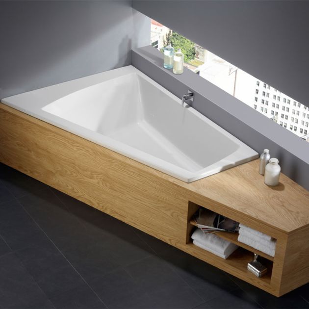 Repabad Genf Duo Eck-Badewanne