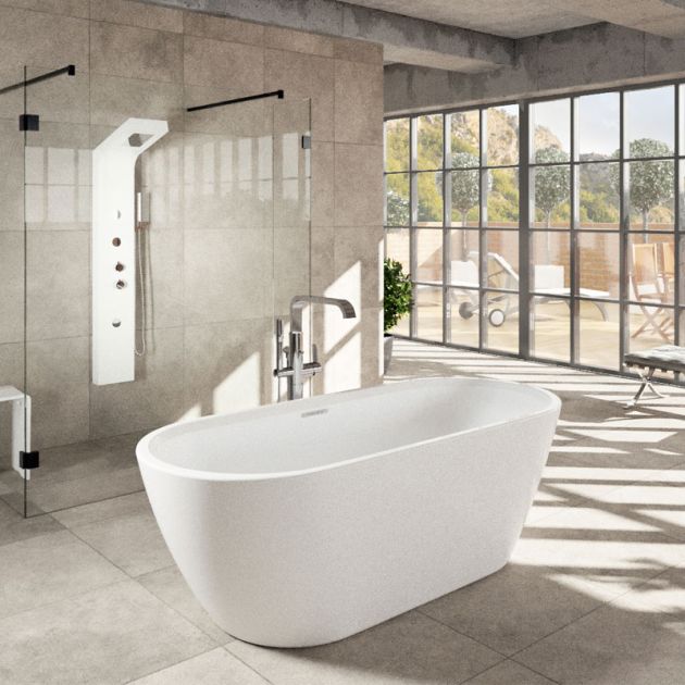 Riho Badewannen Oval-Badewanne