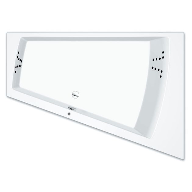 Repabad Genf Duo Eck-Whirlpool