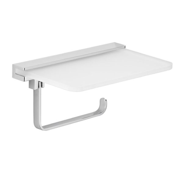 Avenarius Papierrollenhalter mit Glasablage