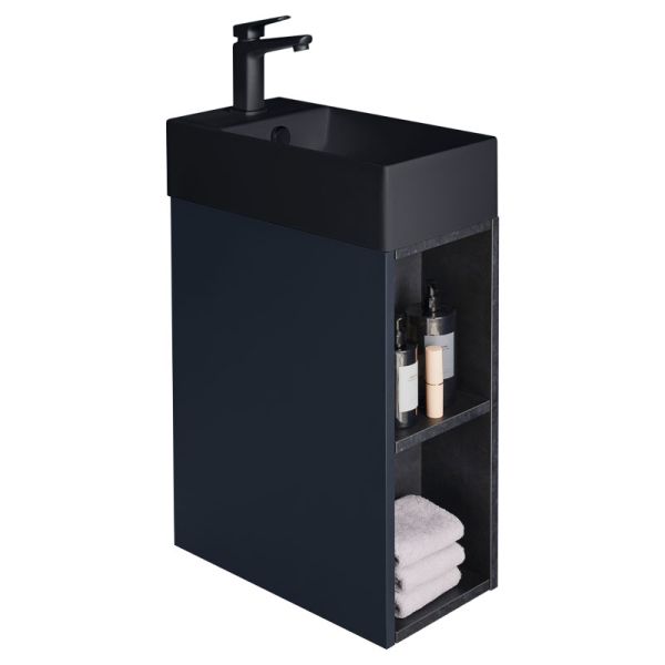 Badea Visit Waschtisch mit Unterschrank Set 17 - 45 cm