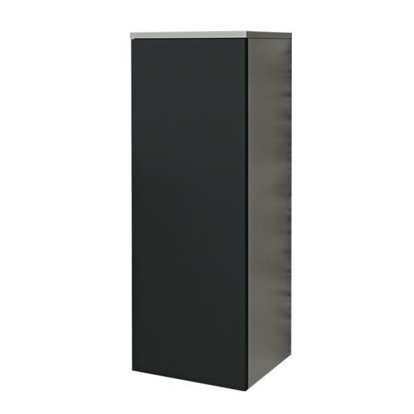 Badea Highboard 35 cm, 1 Tür, 2 Glaseinlegeböden, Abdeckplatte
