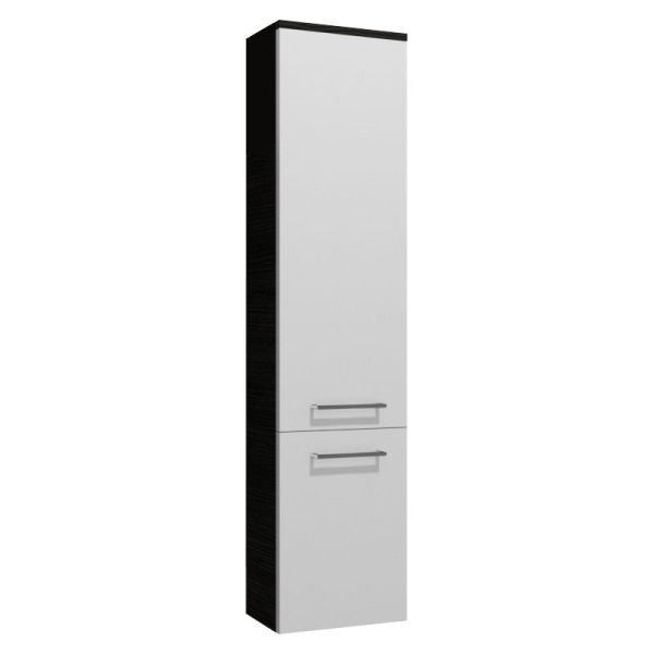 Badea Mittelschrank 30 cm, 2 Türen, 3 Glaseinlegeböden, Abdeckplatte