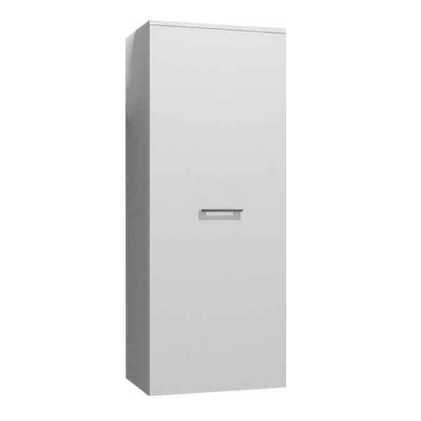 Badea Mittelschrank 50 cm, 1 Tür, 3 Glaseinlegeböden, inkl. Abdeckplatte