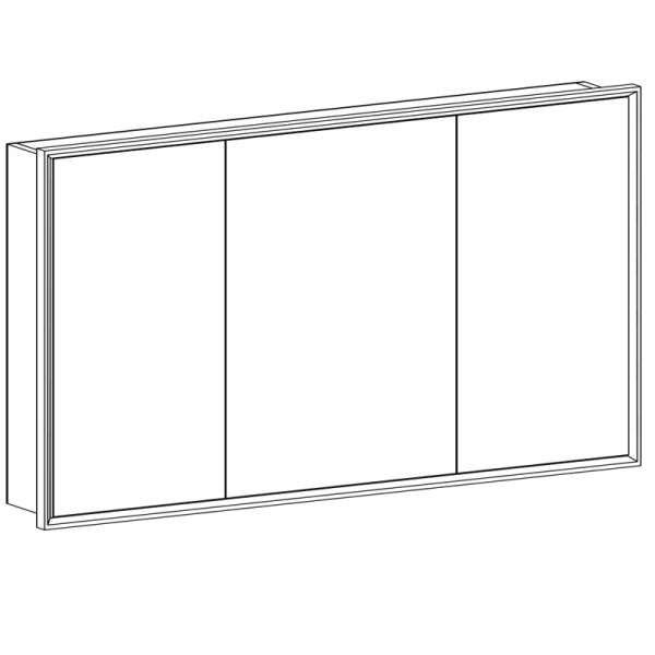 Badea Spiegel Spiegelschrank - 103,2 cm Skizze