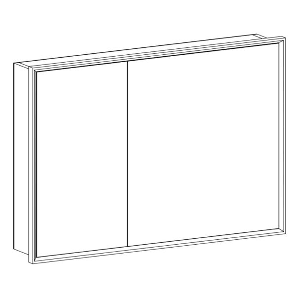 Badea Spiegel Spiegelschrank - 73,2 cm Skizze