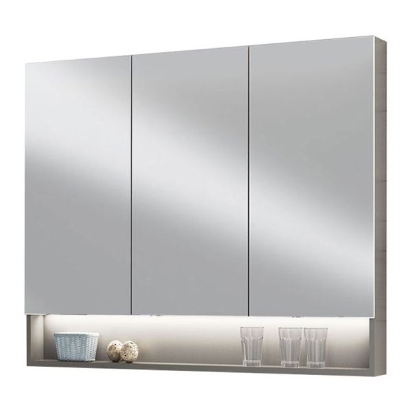 Badea Spiegelschrank 70 cm, Seitenansicht