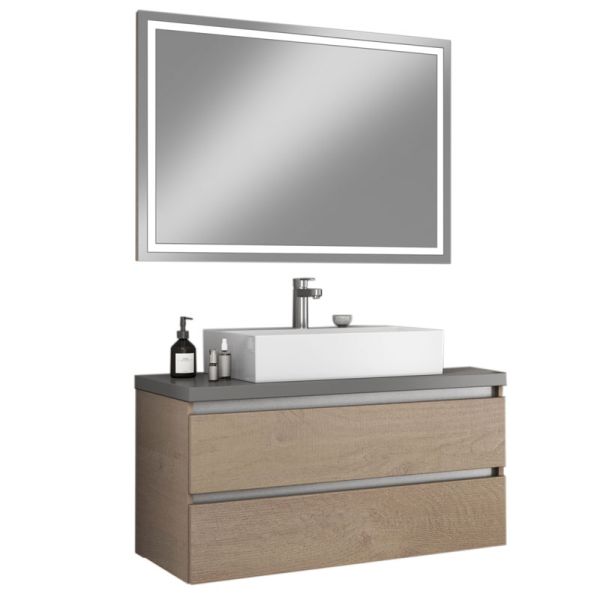 Badea Pure Badmöbel Set 13 - 100 cm