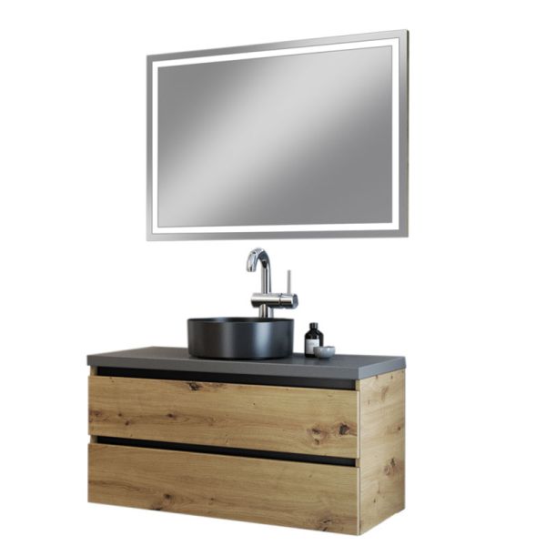 Badea Pure Badmöbel Set 16 - 80 cm