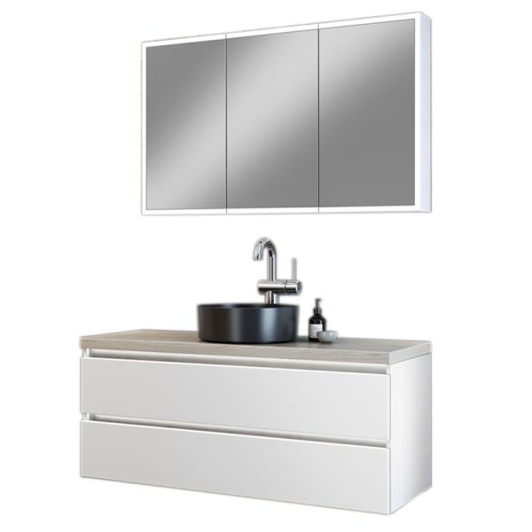 Badea Pure Badmöbel Set 27 - 120 cm