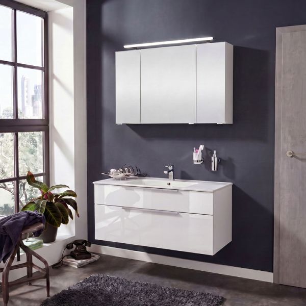 badshop.de Madrid Badmöbel Set 1 - 102 cm Ambiente