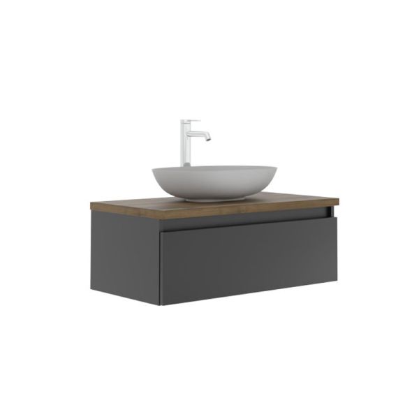 b collection b solid Waschtisch mit Unterschrank Set 11 - 80,8 cm