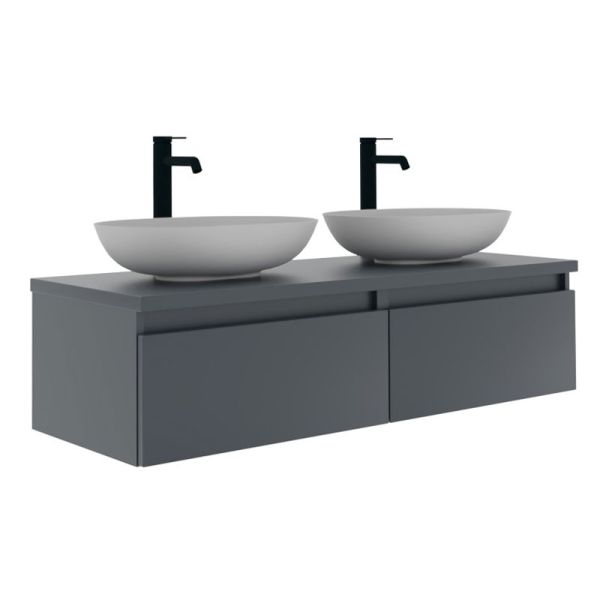 b collection b solid Waschtisch mit Unterschrank Set 14 - 120,8 cm