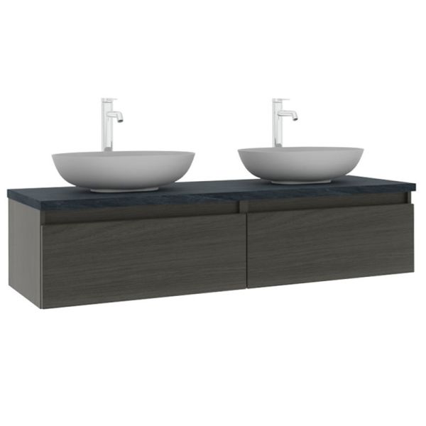 b collection b solid Waschtisch mit Unterschrank Set 15 - 140,8 cm