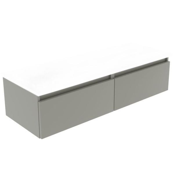 b collection b solid Waschtischunterschrank - 140 cm