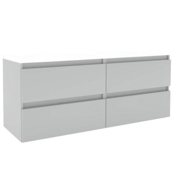 b collection b solid Waschtischunterschrank - 140 cm