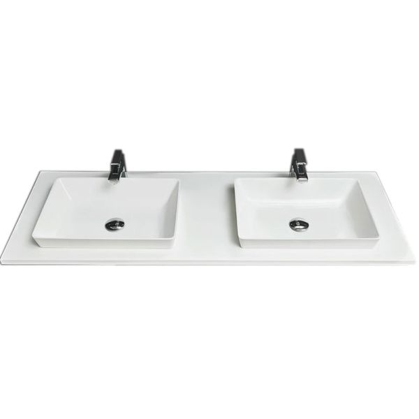 b collection b straight Aufsatz Doppel-Waschtisch 140 cm