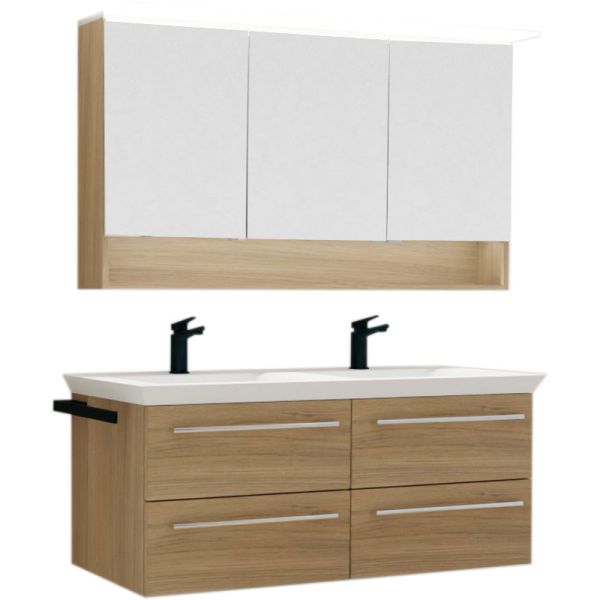 b collection b brace Badmöbel Set - 126 cm
