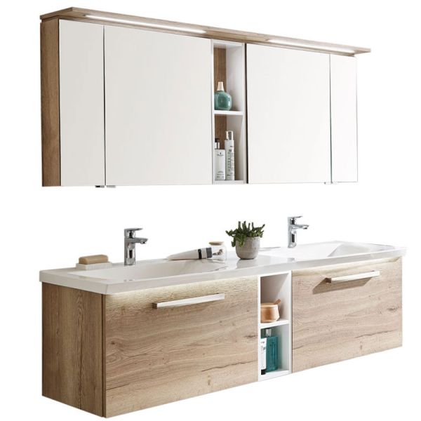 b collection b maxx Badmöbelset mit Spiegelschrank 171 cm